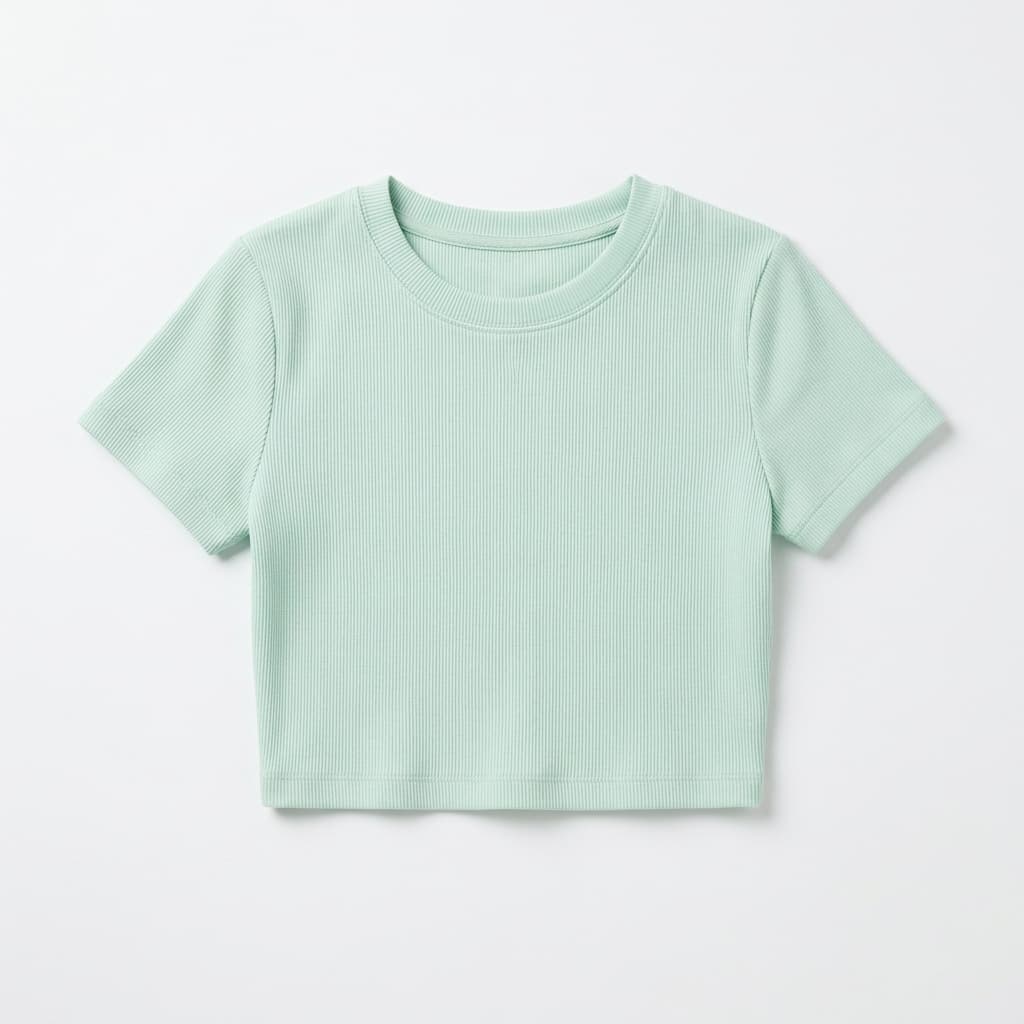 Ribbed Knit Crop Top