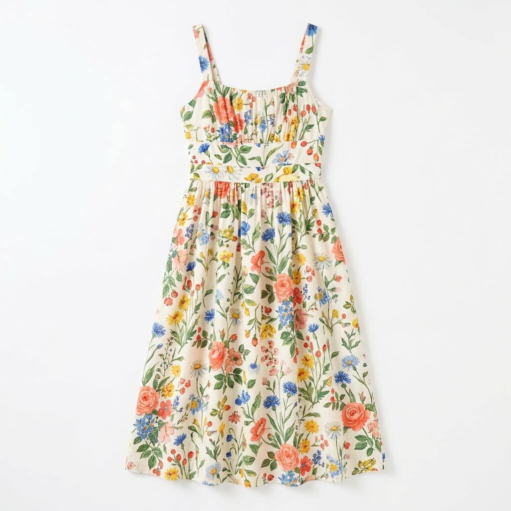 Floral One-Piece Dress